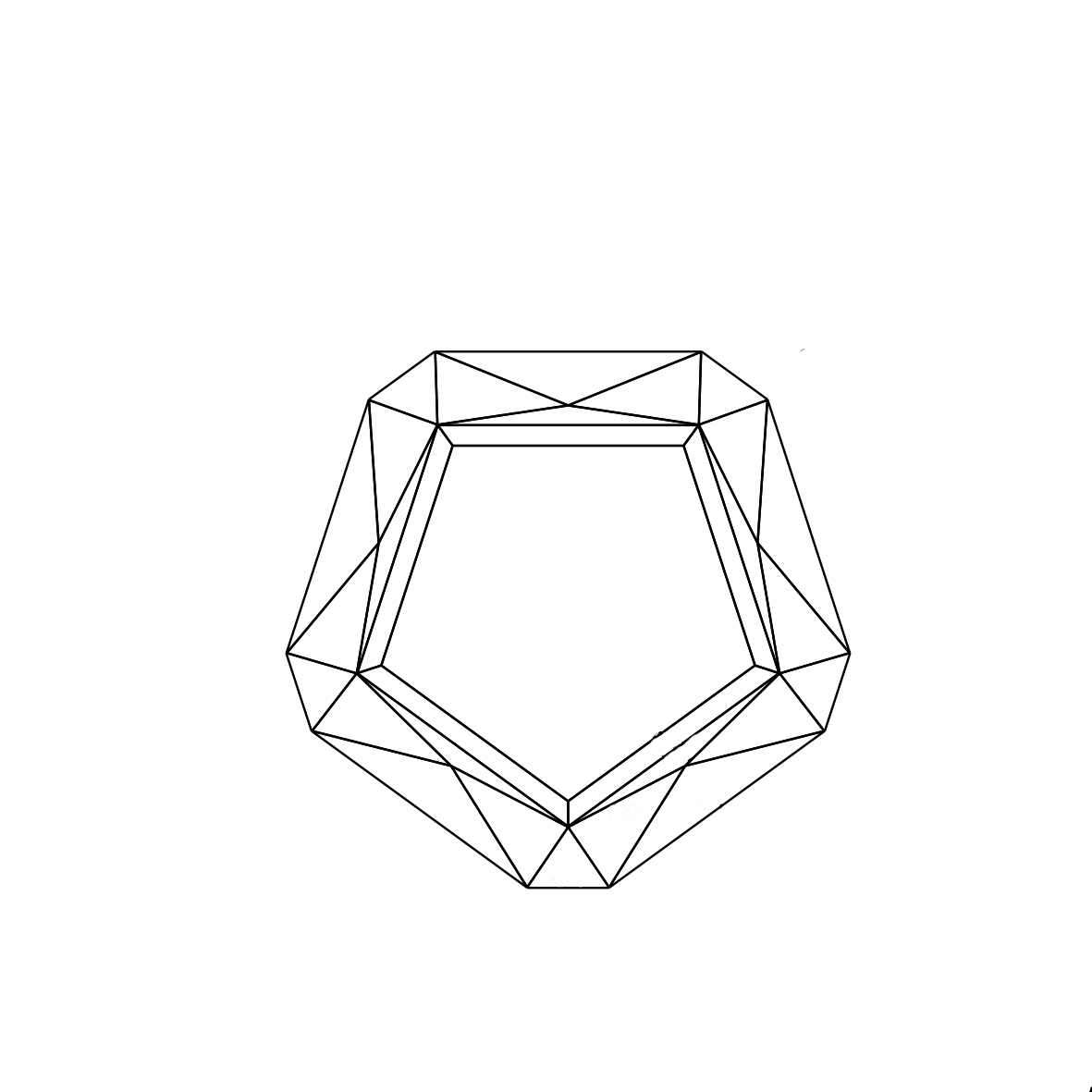 pentagonal shape